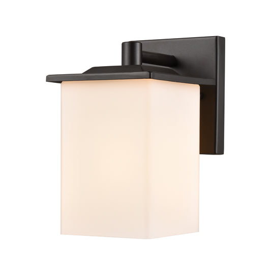 THOMAS EN110126 Broad Street 8'' High 1-Light Outdoor Sconce - Textured Matte Black