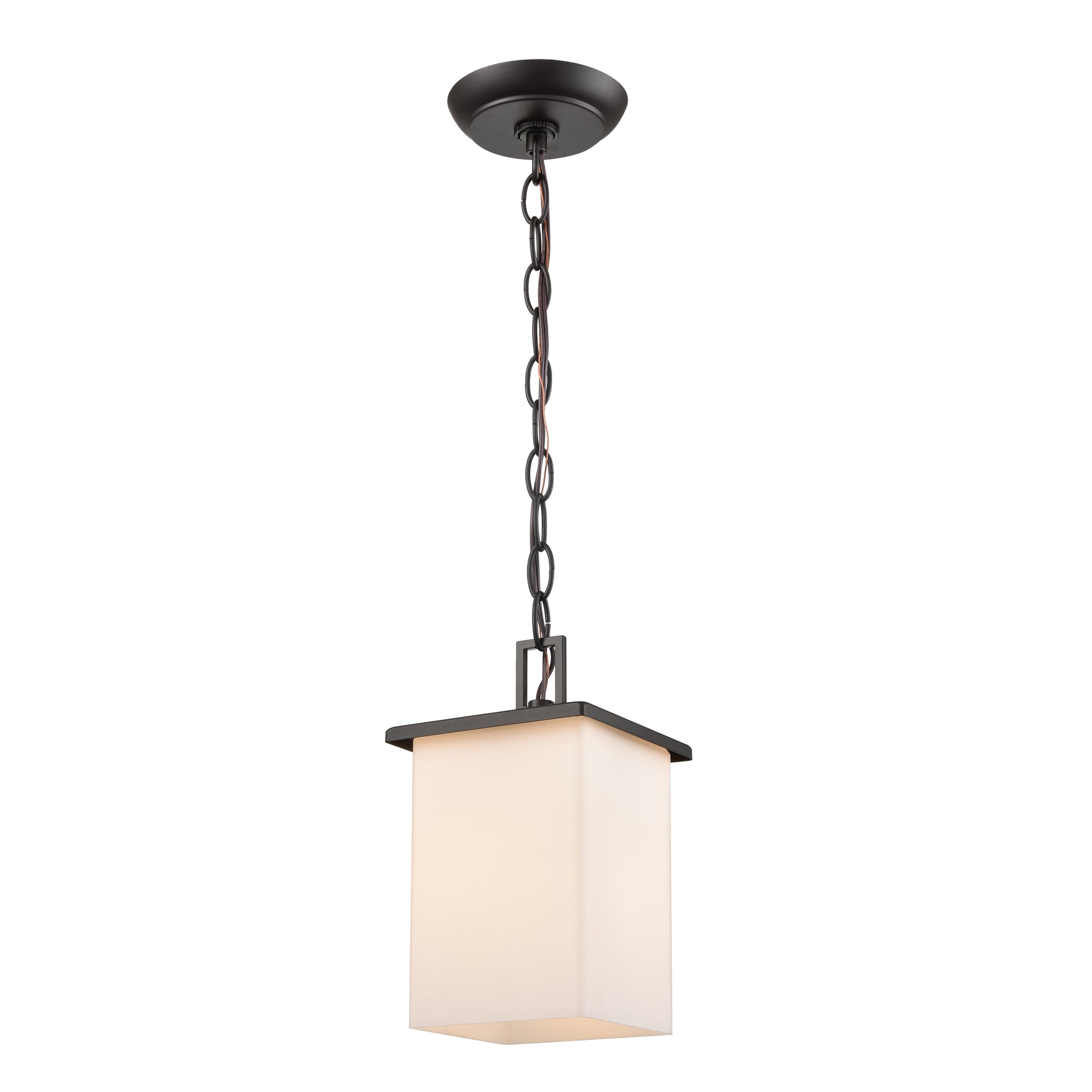 THOMAS EN110146 Broad Street 5.5'' Wide 1-Light Outdoor Pendant - Textured Matte Black