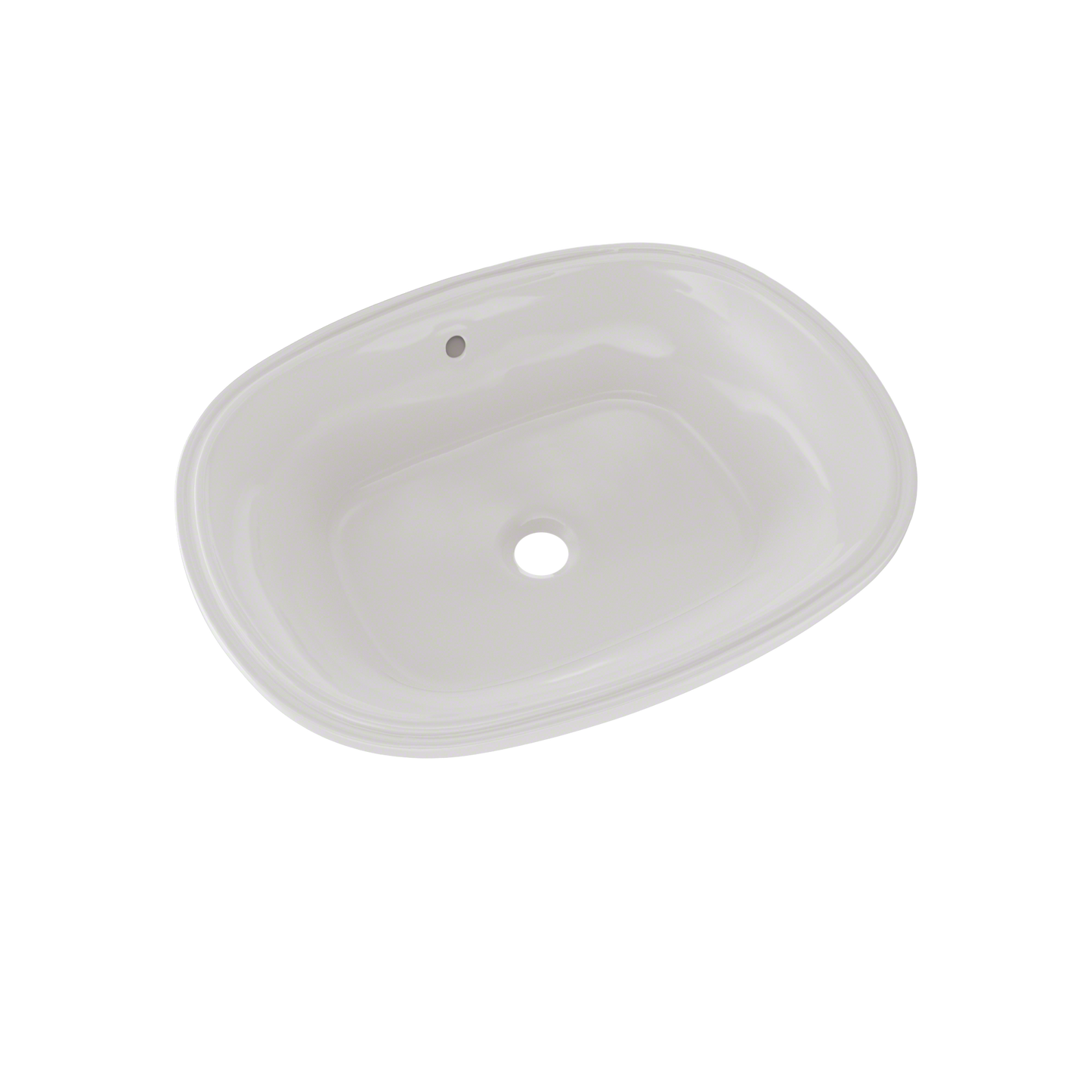 TOTO LT481G#11 Maris 20-5/16" x 15-9/16" Oval Undermount Bathroom Sink with CEFIONTECT , Colonial White