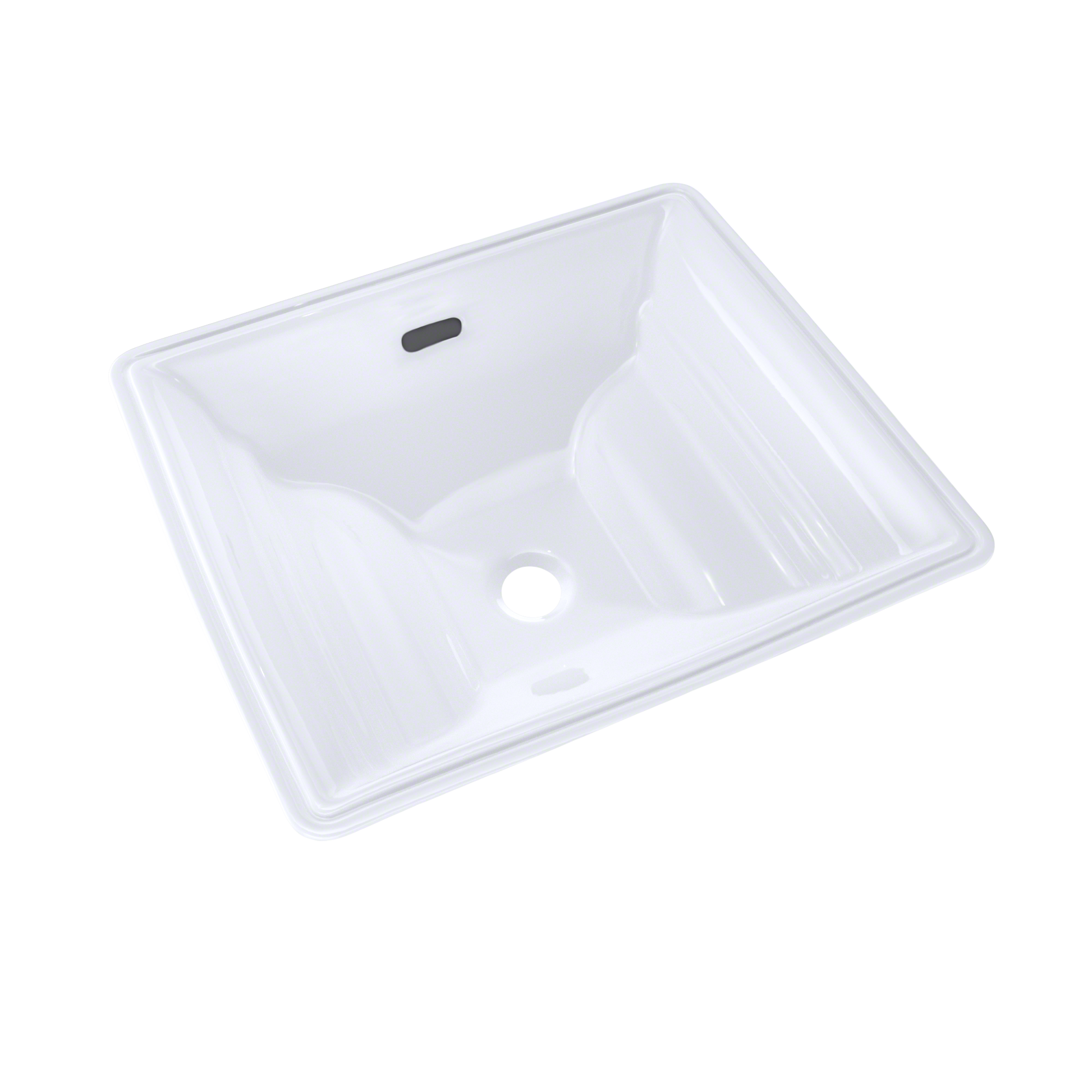 TOTO LT626G#01 Aimes Rectangular Undermount Bathroom Sink with CEFIONTECT , Cotton White