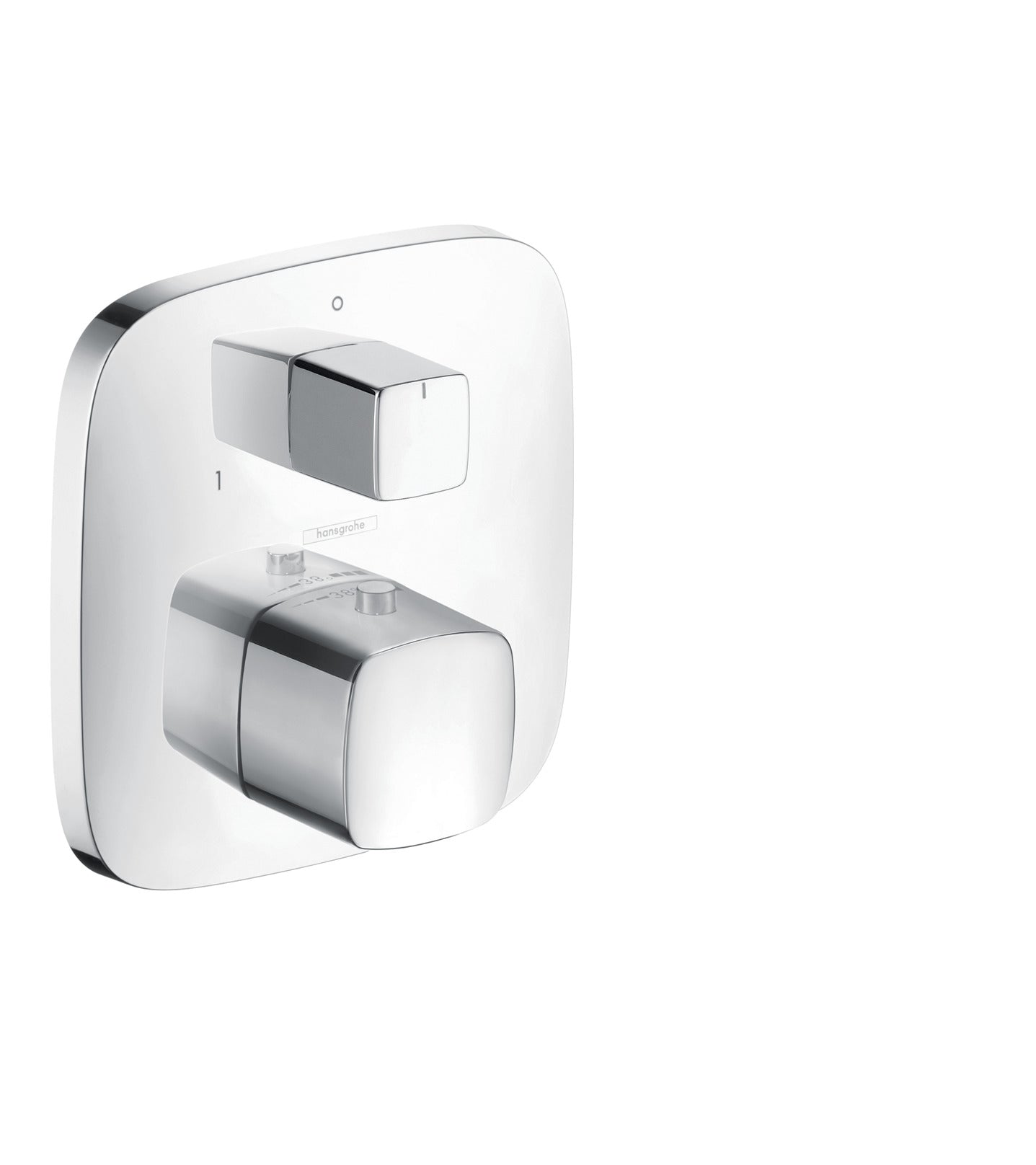 HANSGROHE 15771001 PuraVida Thermostatic Trim with Volume Control and Diverter in Chrome