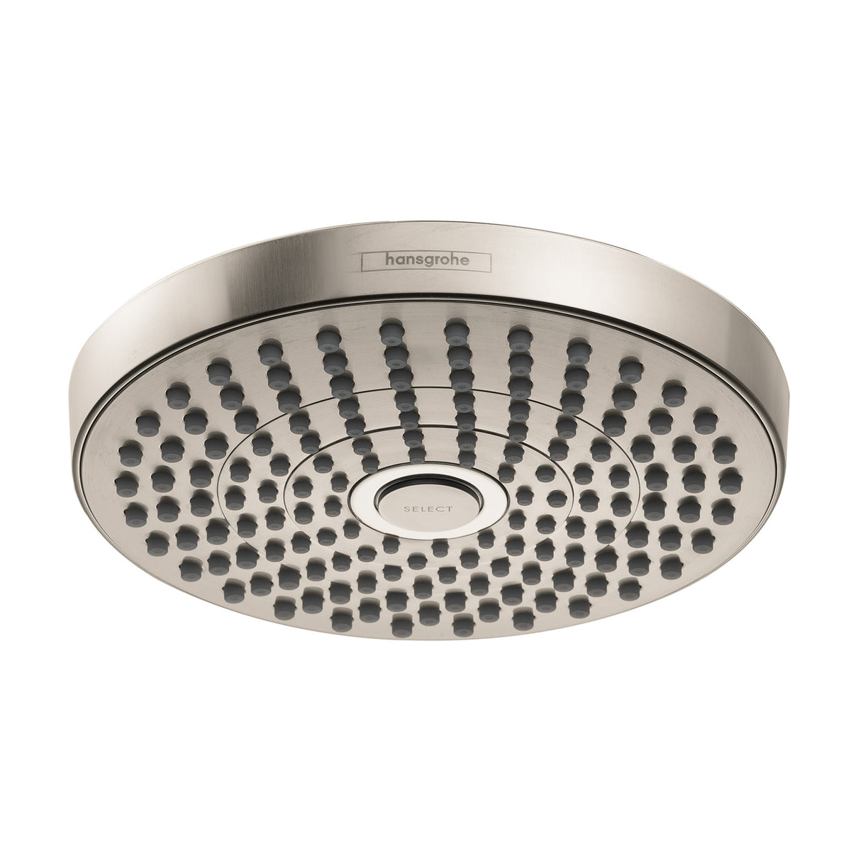 HANSGROHE 26523821 Croma Select S Showerhead 180 2-Jet, 2.0 GPM in Brushed Nickel