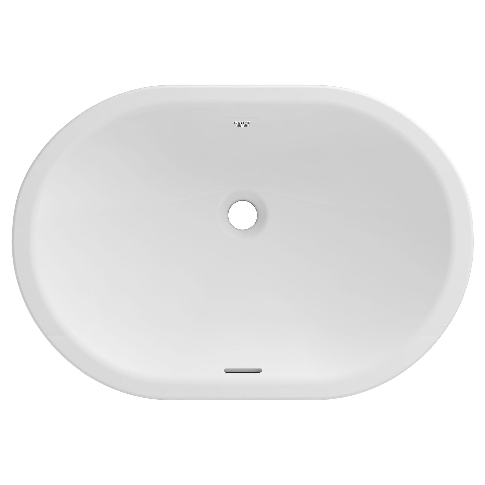 GROHE 39673000 Essence Alpine White Under Counter 24" Bathroom Sink