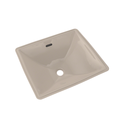 TOTO LT624G#03 Legato Rectangular Undermount Bathroom Sink with CEFIONTECT , Bone