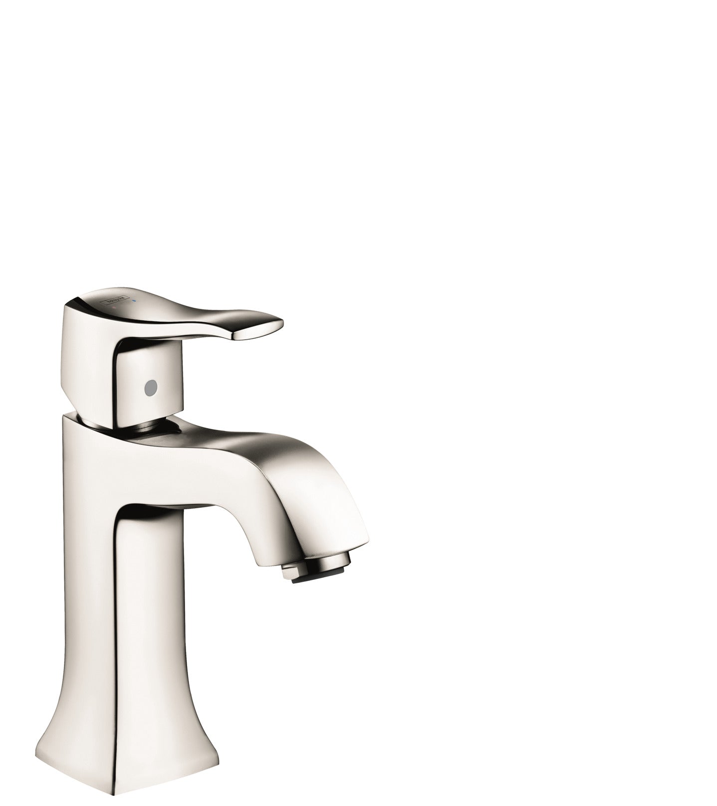 HANSGROHE 31077831 Polished Nickel Metris C Classic Single Hole Bathroom Faucet 1.2 GPM