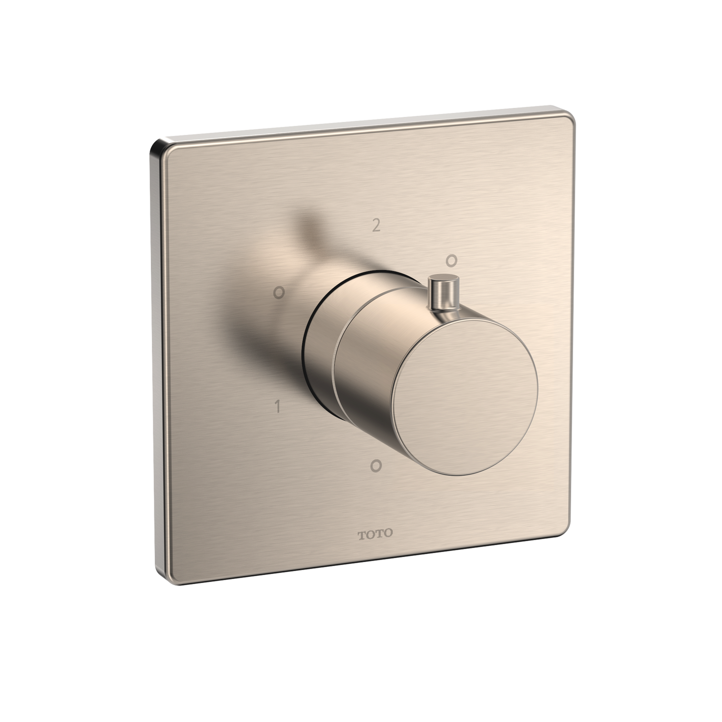 TOTO TBV02102U#BN Square Three-Way Diverter Shower Trim with Off , Brushed Nickel