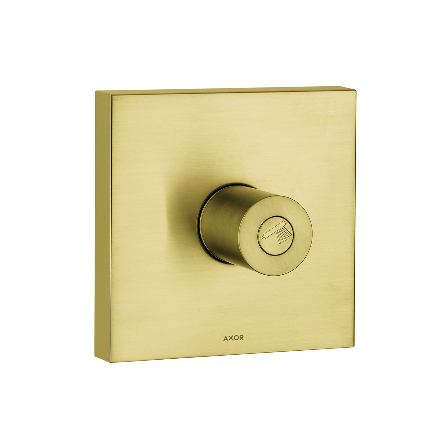 AXOR 10972251 Brushed Gold Optic ShowerSolutions Modern Volume Control Trim