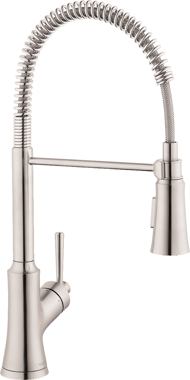 HANSGROHE 04792800 Stainless Steel Optic Joleena Transitional Kitchen Faucet 1.75 GPM