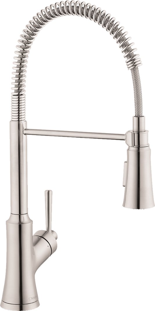 HANSGROHE 04792800 Stainless Steel Optic Joleena Transitional Kitchen Faucet 1.75 GPM