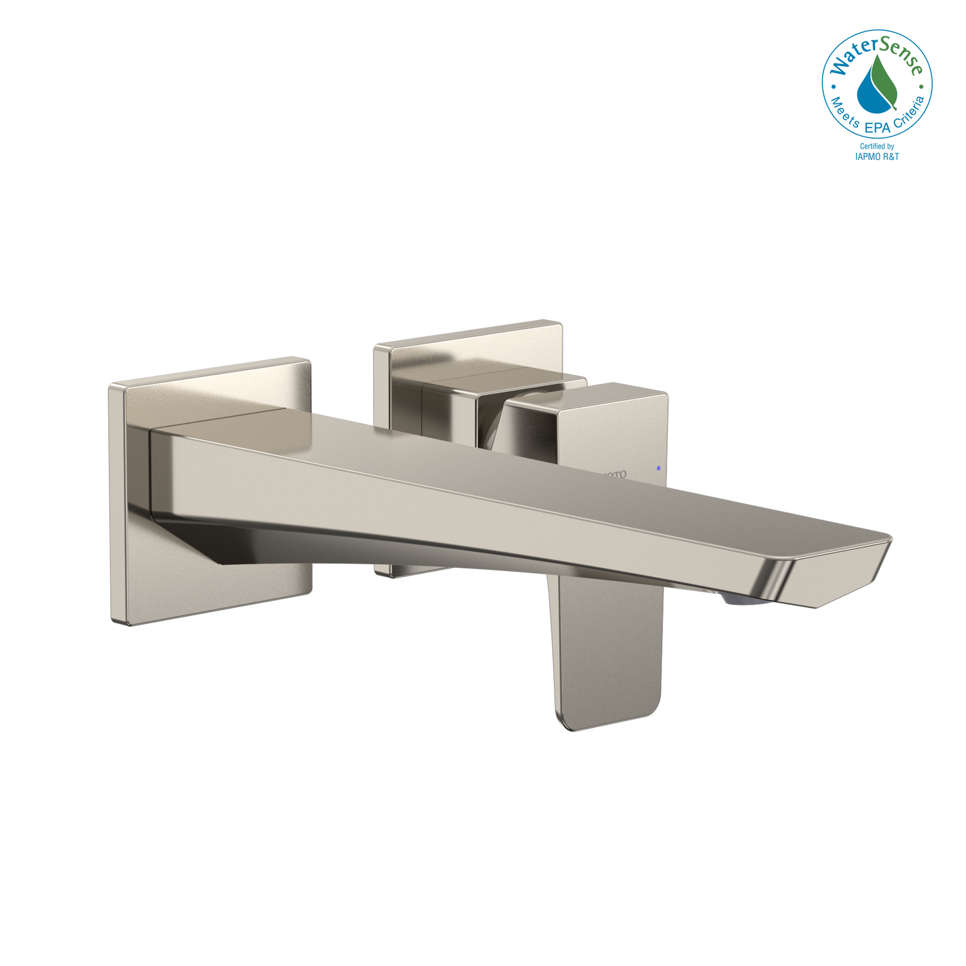 TOTO TLG07308U#PN GE 1.2 GPM Wall-Mount Single-Handle Long Bathroom Faucet with COMFORT GLIDE Technology , Polished Nickel