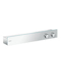 HANSGROHE 13108001 ShowerTablet Thermostatic Trim 600 for Exposed Installation for 2 Functions in Chrome