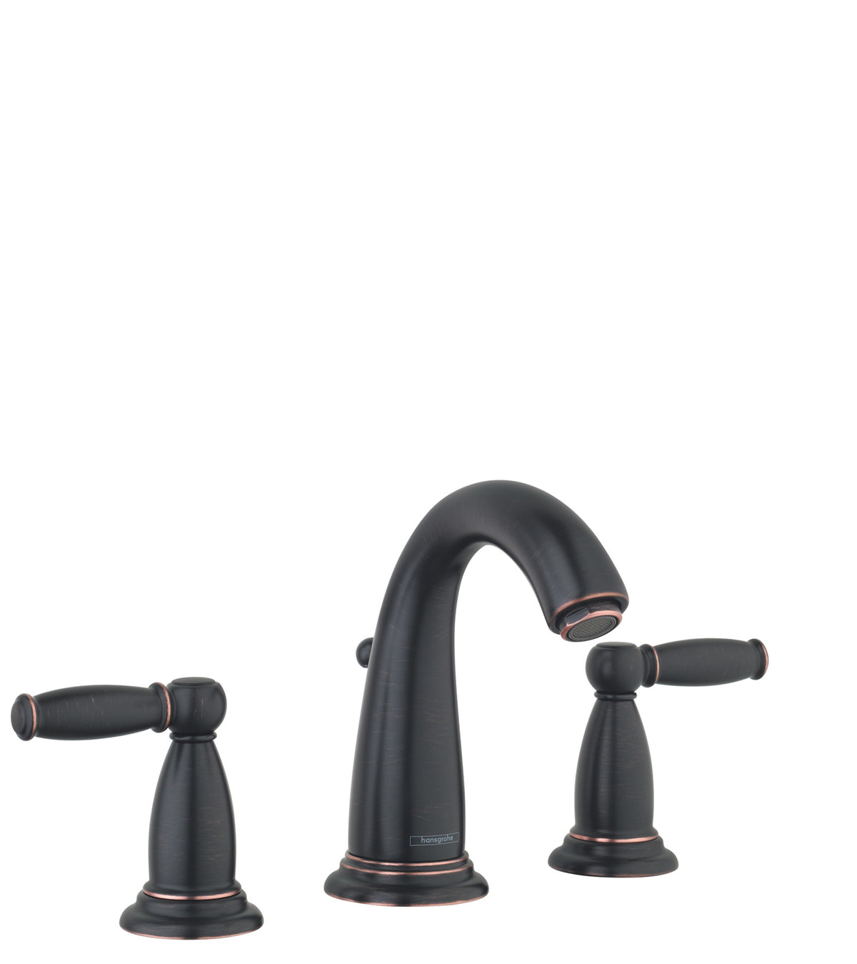 HANSGROHE 06117920 Swing C Widespread Faucet with Pop-Up Drain, 1.2 GPM in Rubbed Bronze