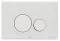 TOTO YT994#WH  Round Push Button Plate for NEOREST In-Wall Tank Unit , White