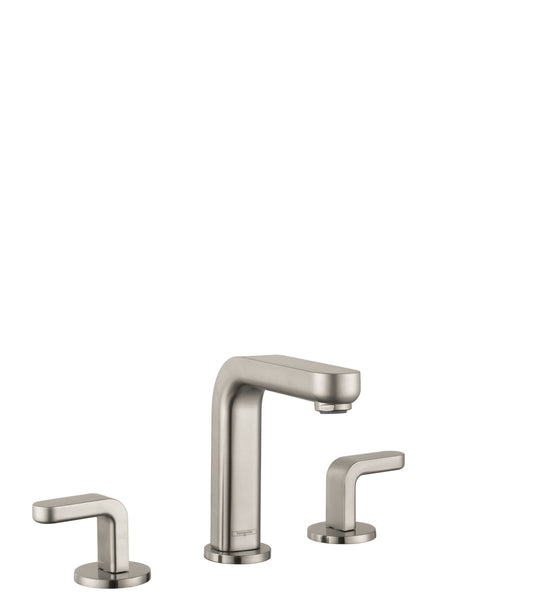 HANSGROHE 31067821 Brushed Nickel Metris S Modern Widespread Bathroom Faucet 1.2 GPM