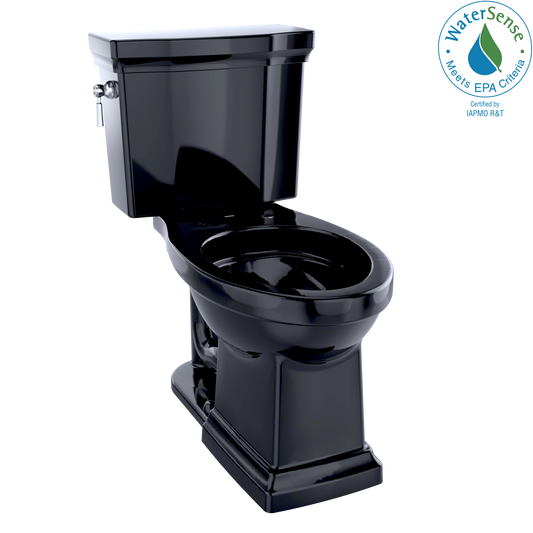 TOTO CST404CEF#51 Promenade II Two-Piece Elongated 1.28 GPF Universal Height Toilet , Ebony