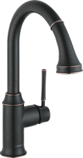 HANSGROHE 04215920 Talis C HighArc Kitchen Faucet, 2-Spray Pull-Down, 1.75 GPM - Rubbed Bronze