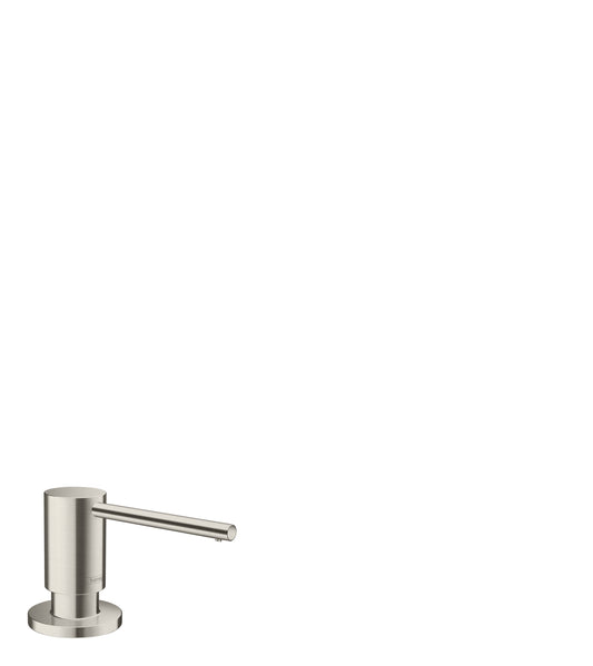 HANSGROHE 40438801 Stainless Steel Optic Focus Modern Soap Dispenser