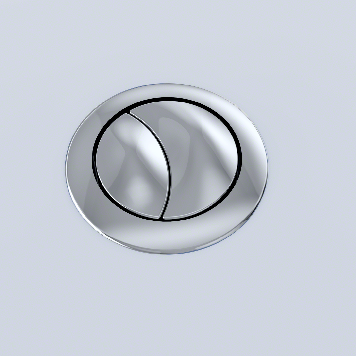 TOTO THU340#CP PUSH BUTTON SPARE PART (DUAL FLUSH THU337#CP + 9AU278) - POLISHED CHROME For MS654 , Polished Chrome