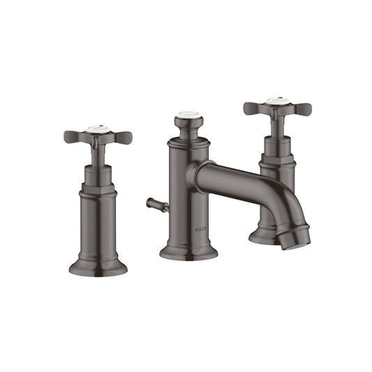 AXOR 16536341 Brushed Black Chrome Montreux Traditional Widespread Bathroom Faucet 1.2 GPM