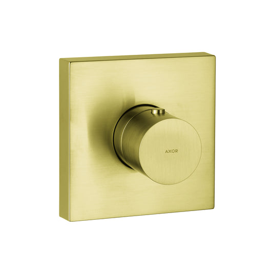 AXOR 10755251 Brushed Gold Optic ShowerSolutions Modern Thermostatic Trim