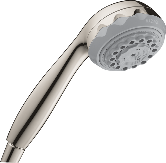 HANSGROHE 28525831 Clubmaster Handshower 3-Jet, 2.5 GPM in Polished Nickel