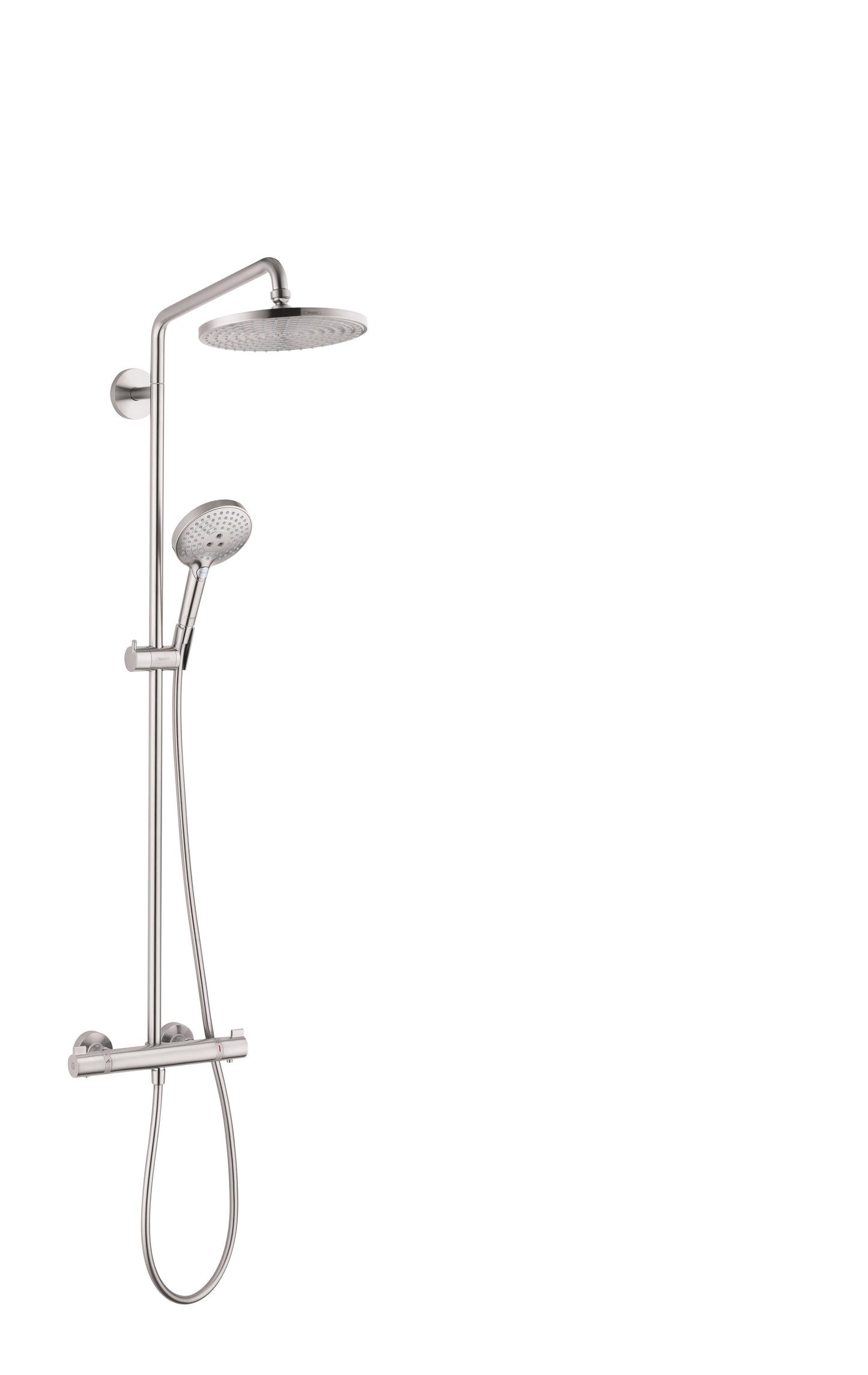 HANSGROHE 27115821 Brushed Nickel Raindance S Modern Showerpipe 2.5 GPM