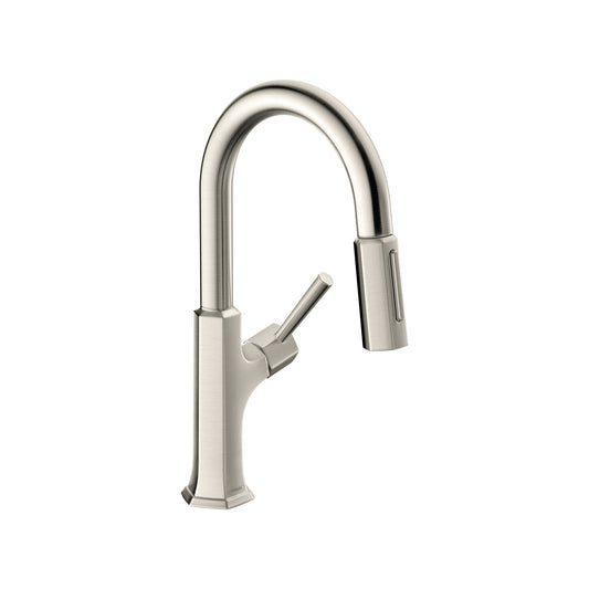 HANSGROHE 04853800 Stainless Steel Optic Locarno Transitional Kitchen Faucet 1.75 GPM