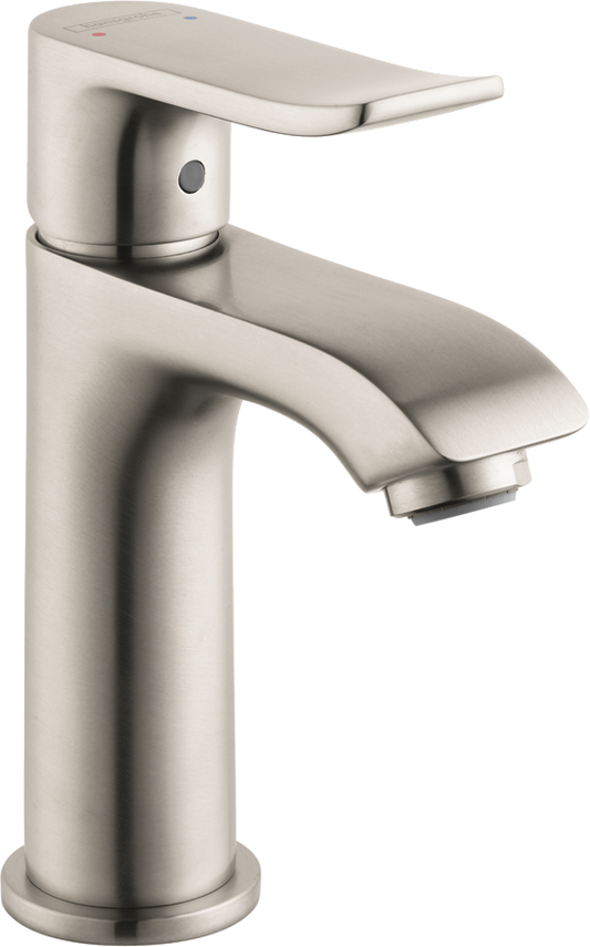 HANSGROHE 31088821 Brushed Nickel Metris Modern Single Hole Bathroom Faucet 1.2 GPM