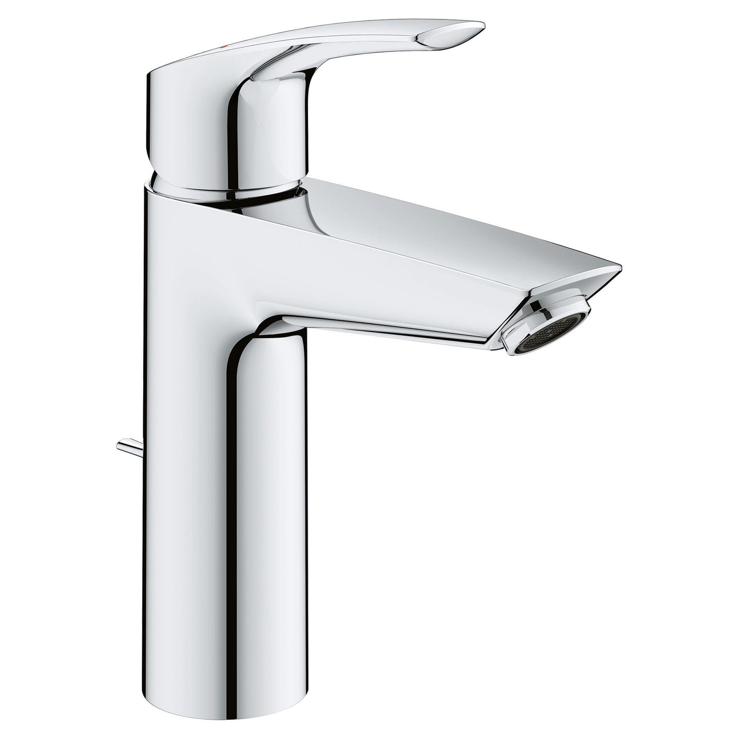 GROHE 23990003 Eurosmart Chrome Single Hole Single-Handle M-Size Bathroom Faucet 1.2 GPM