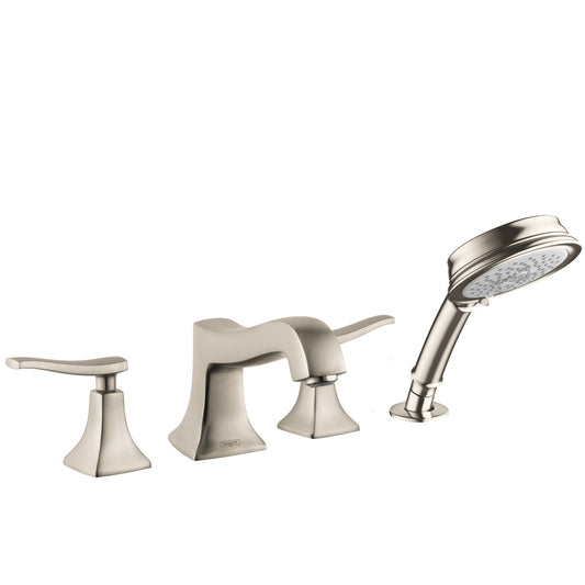 HANSGROHE 31312821 Brushed Nickel Metris C Classic Tub Filler 1.8 GPM