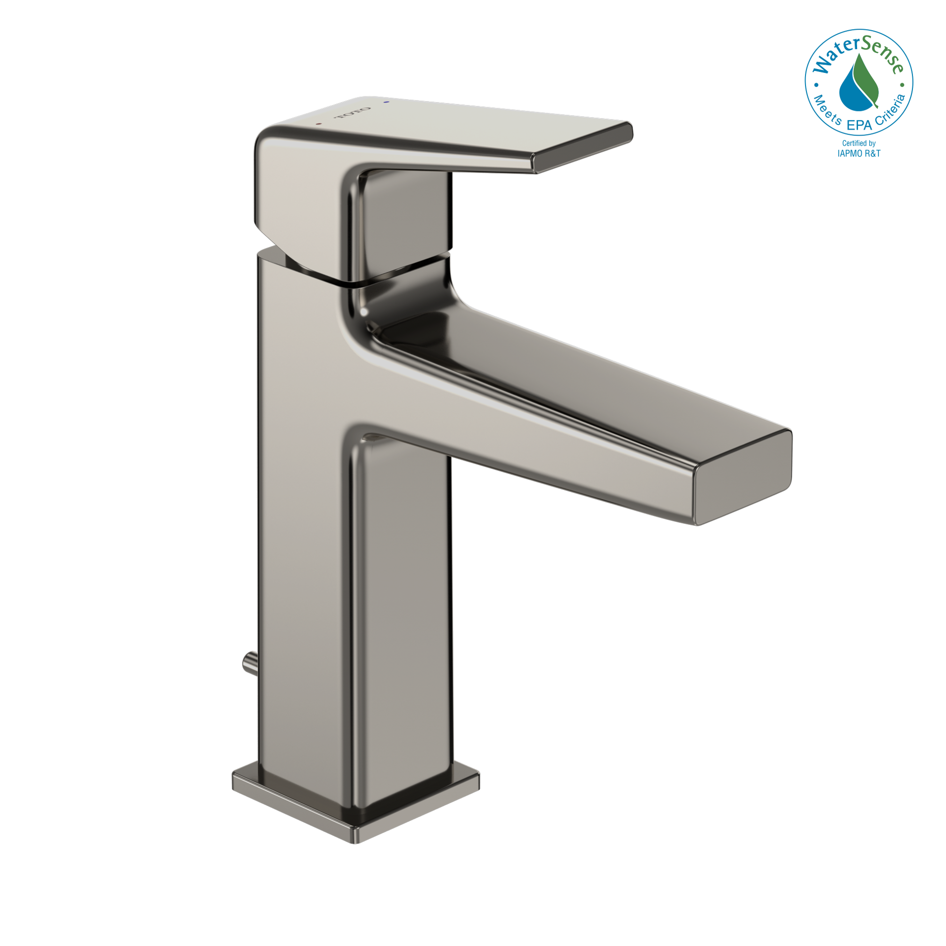 TOTO TLG10301U#PN GB Series 1.2 GPM Single Handle Bathroom Sink Faucet with COMFORT GLIDE Technology and Drain Assembly , Polished Nickel