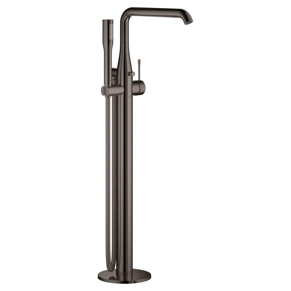 GROHE 23491A0A Essence New Hard Graphite Single-Handle Freestanding Tub Faucet with 1.75 GPM Hand Shower