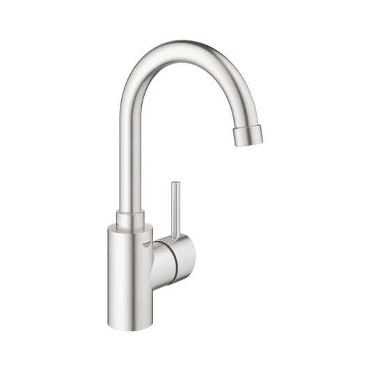 GROHE 31518DC0 Concetto Supersteel Single-Handle Bar Faucet 1.5 GPM