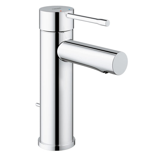 GROHE 3221600A Essence New Chrome Single Hole Single-Handle S-Size Bathroom Faucet 1.2 GPM