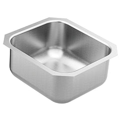 MOEN GS18443 1800 Series 16.5 X 18.25 Stainless Steel 18 Gauge Single Bowl Sink In Satin Stainless