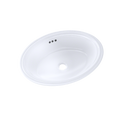 TOTO LT641#01 Dartmouth 18-3/4" x 13-3/4" Oval Undermount Bathroom Sink , Cotton White