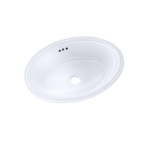 TOTO LT641#01 Dartmouth 18-3/4" x 13-3/4" Oval Undermount Bathroom Sink , Cotton White