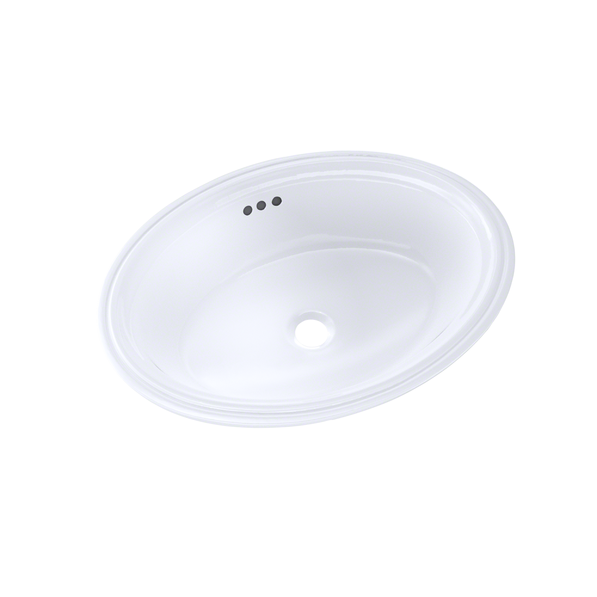 TOTO LT641#01 Dartmouth 18-3/4" x 13-3/4" Oval Undermount Bathroom Sink , Cotton White