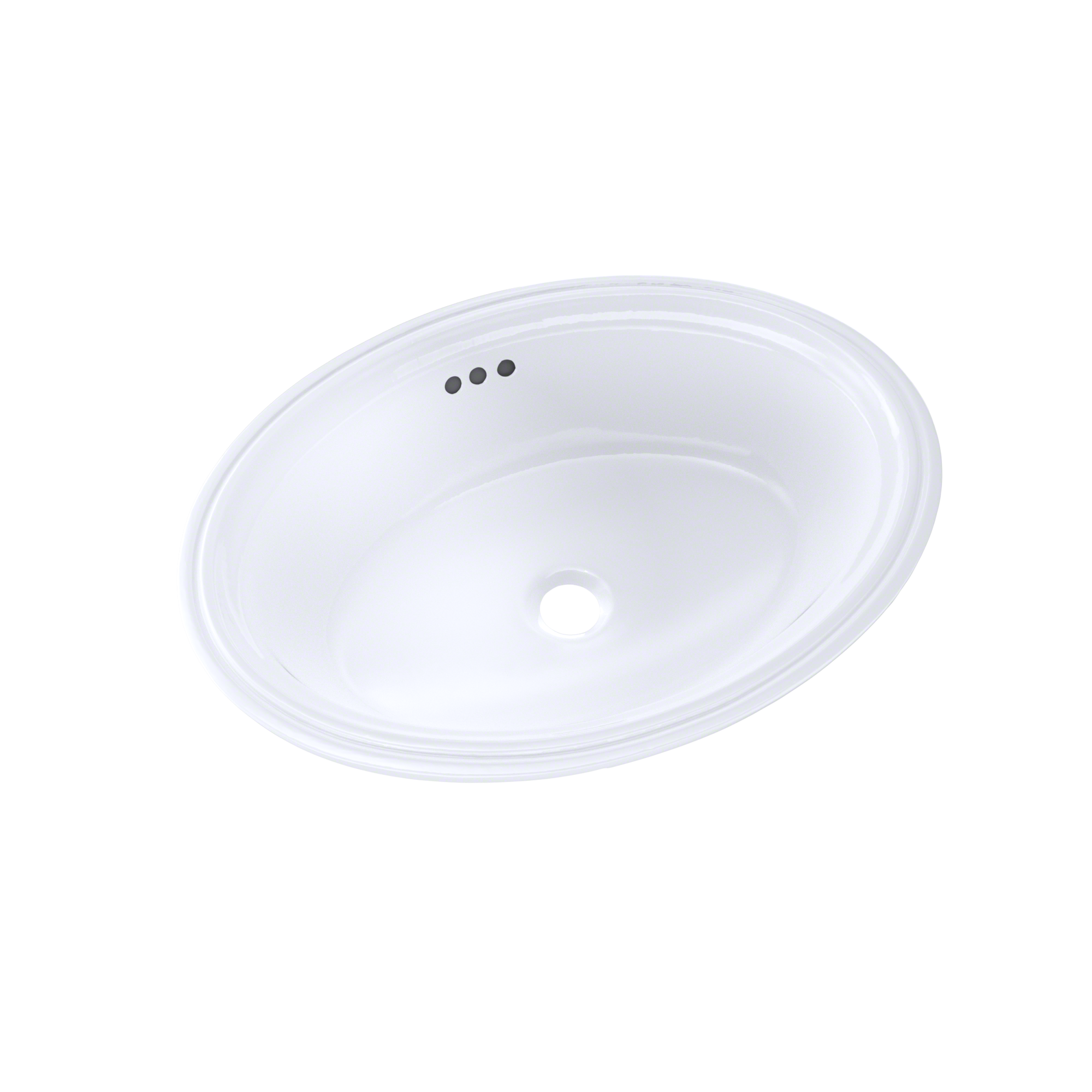 TOTO LT641#01 Dartmouth 18-3/4" x 13-3/4" Oval Undermount Bathroom Sink , Cotton White