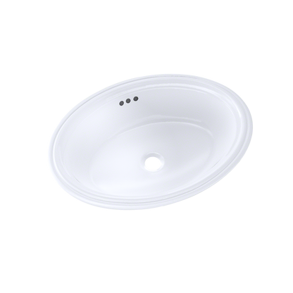 TOTO LT641#01 Dartmouth 18-3/4" x 13-3/4" Oval Undermount Bathroom Sink , Cotton White