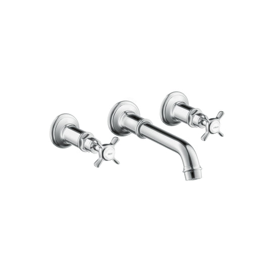 AXOR 16532001 Chrome Montreux Classic Widespread Bathroom Faucet 1.2 GPM