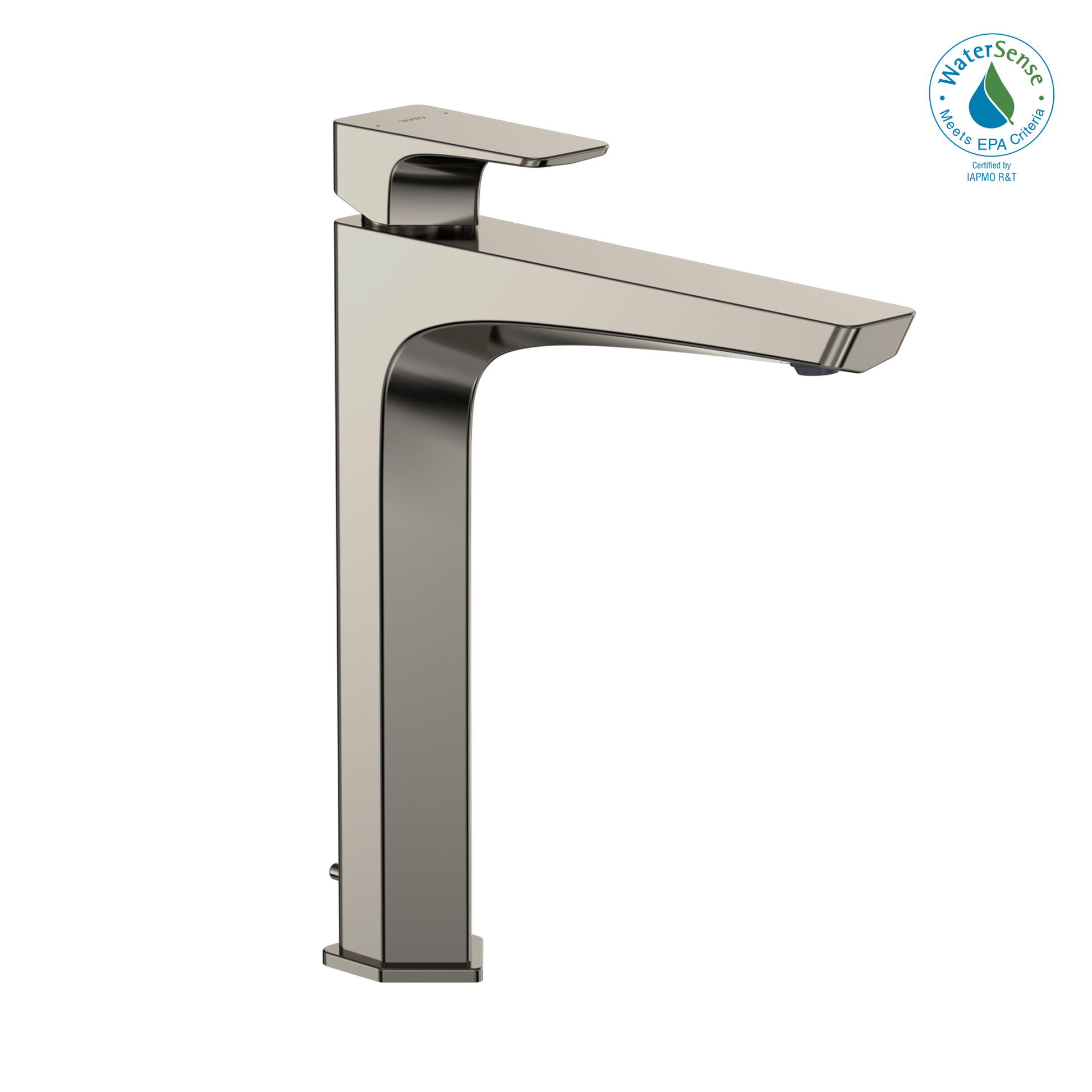 TOTO TLG07305U#PN GE 1.2 GPM Single Handle Vessel Bathroom Sink Faucet with COMFORT GLIDE Technology , Polished Nickel