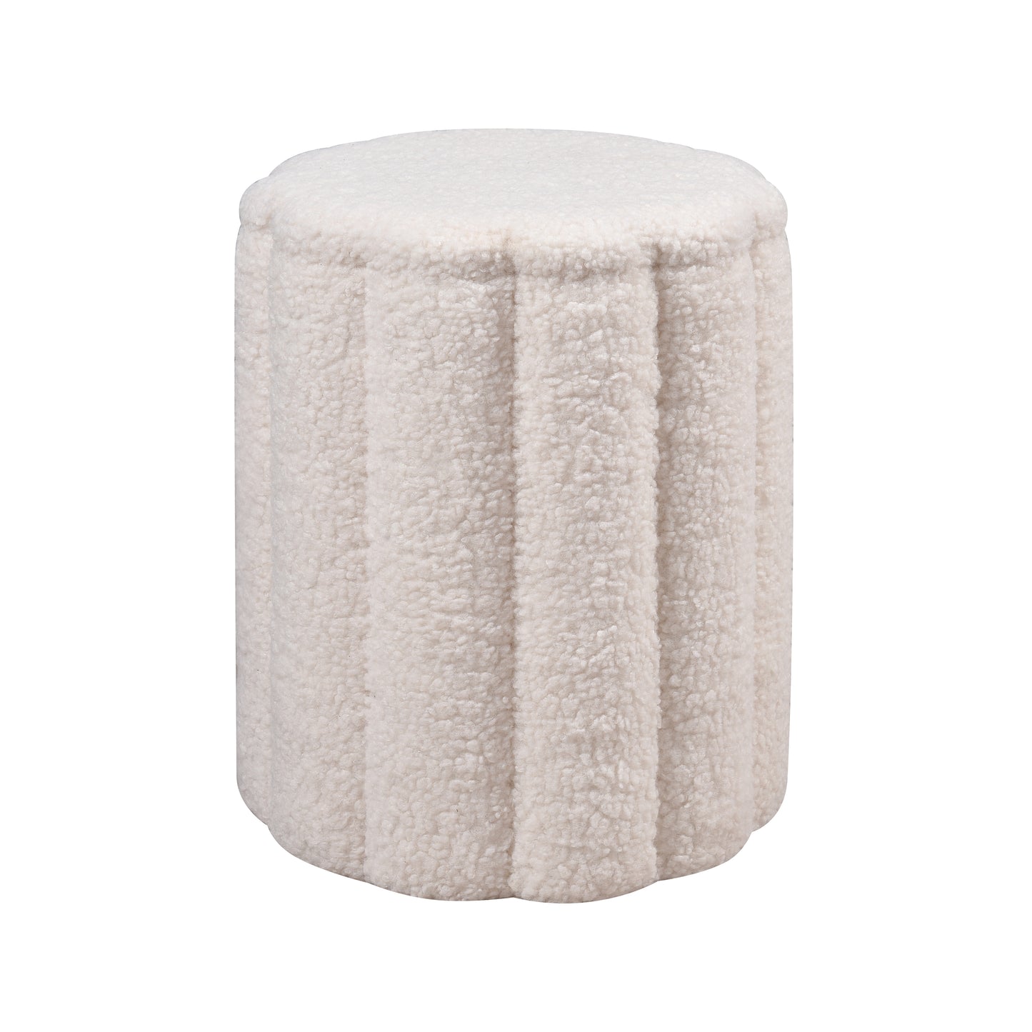 ELK SIGNATURE H0015-10823 Millner Pouf - White