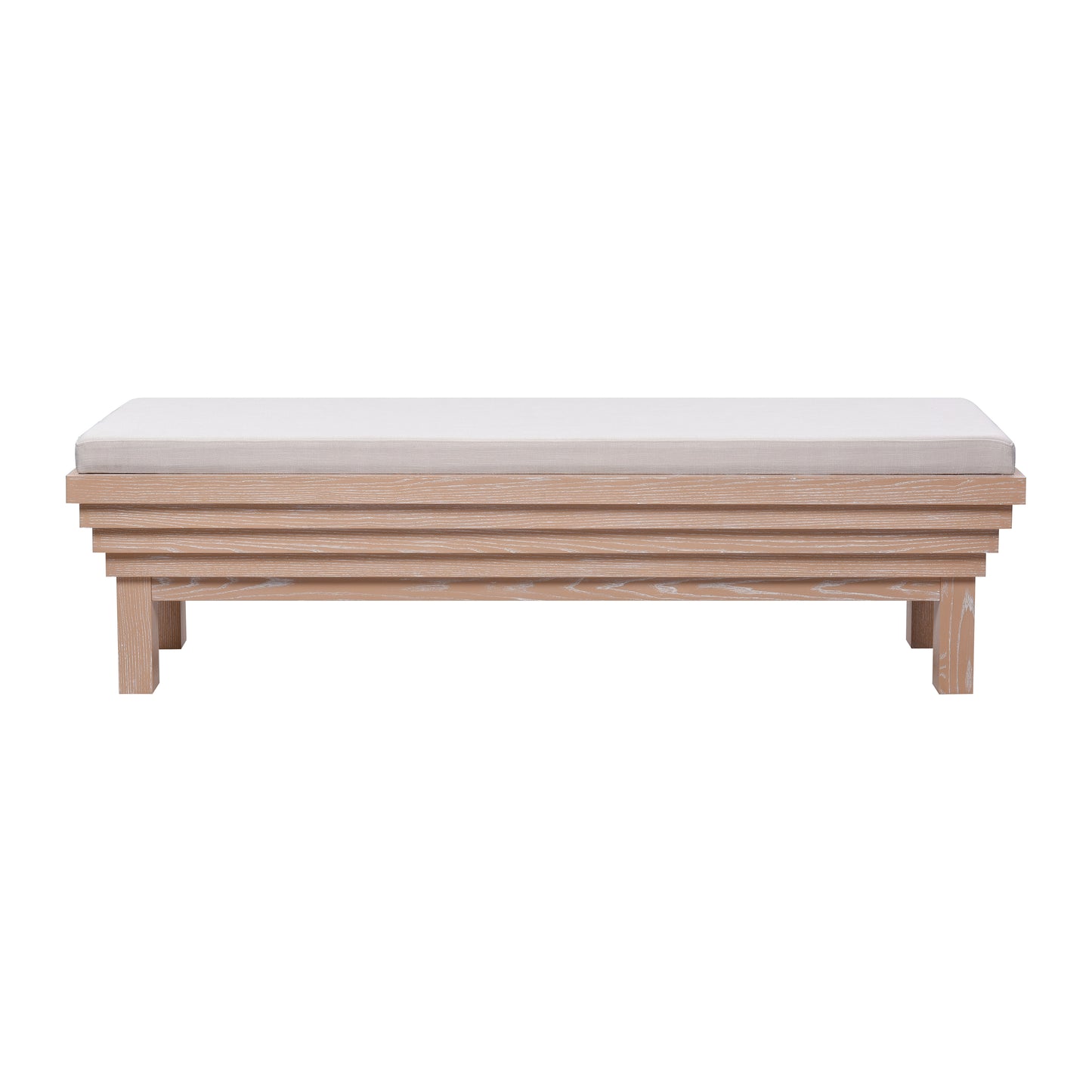 ELK SIGNATURE H0015-11443 Joanne Bench - Light Oak with Linen