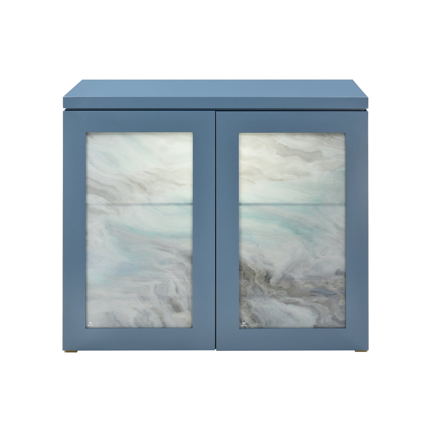 ELK SIGNATURE H0015-9936 Goldston Cabinet - Blue Mirage