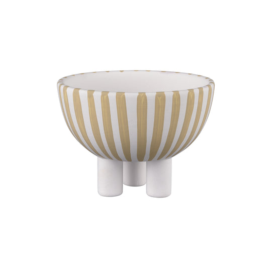 ELK SIGNATURE H0017-10643 Booth Striped Bowl - Small