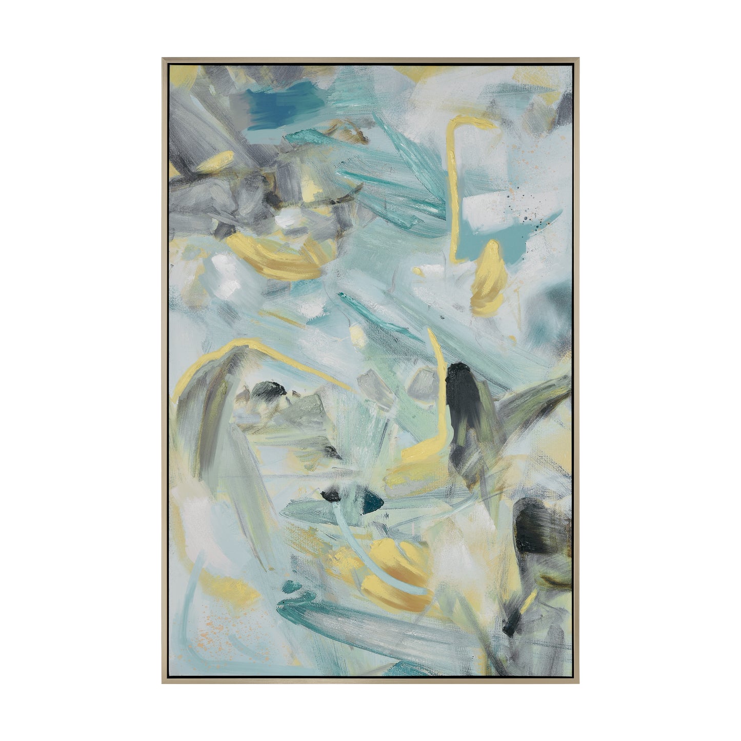 ELK SIGNATURE H0026-10457 Trumpet Floral Abstract Framed Wall Art