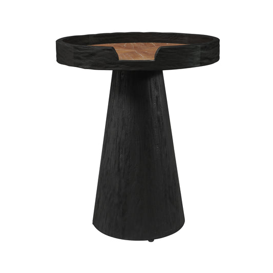 ELK SIGNATURE H0075-10839 Marks Accent Table - Shou Sugi Ban