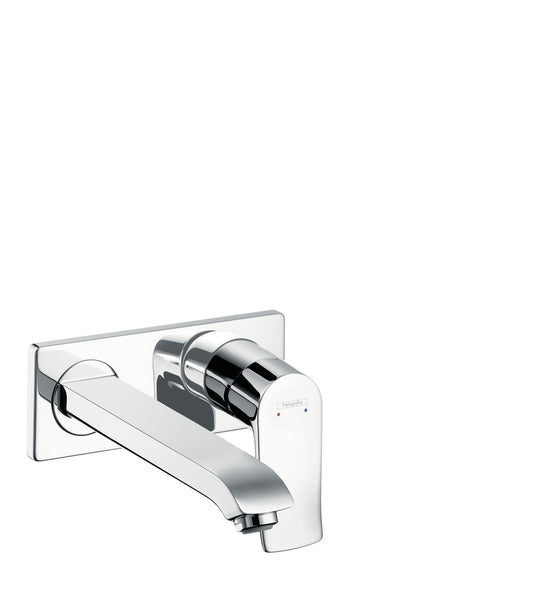 HANSGROHE 31086001 Chrome Metris Modern Wall Mounted Bathroom Faucet 1.2 GPM