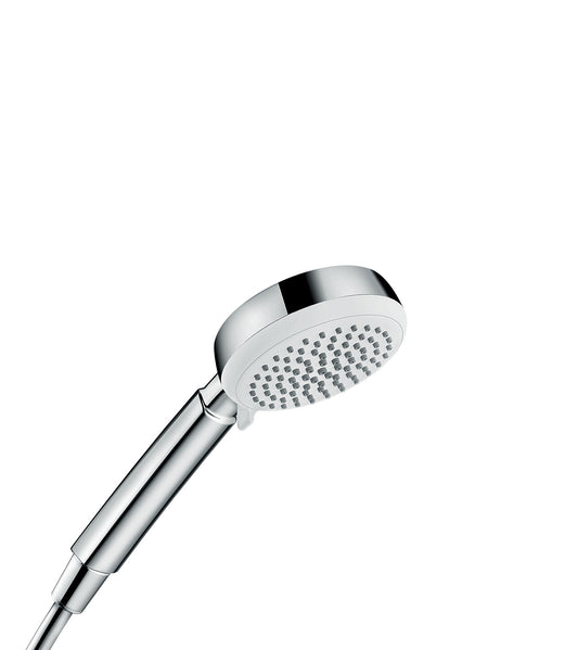 HANSGROHE 26827401 Crometta 100 Handshower Vario-Jet, 2.0 GPM in White/Chrome